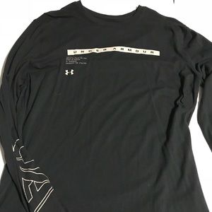 Under Armour t-shirt long sleeve black new heat